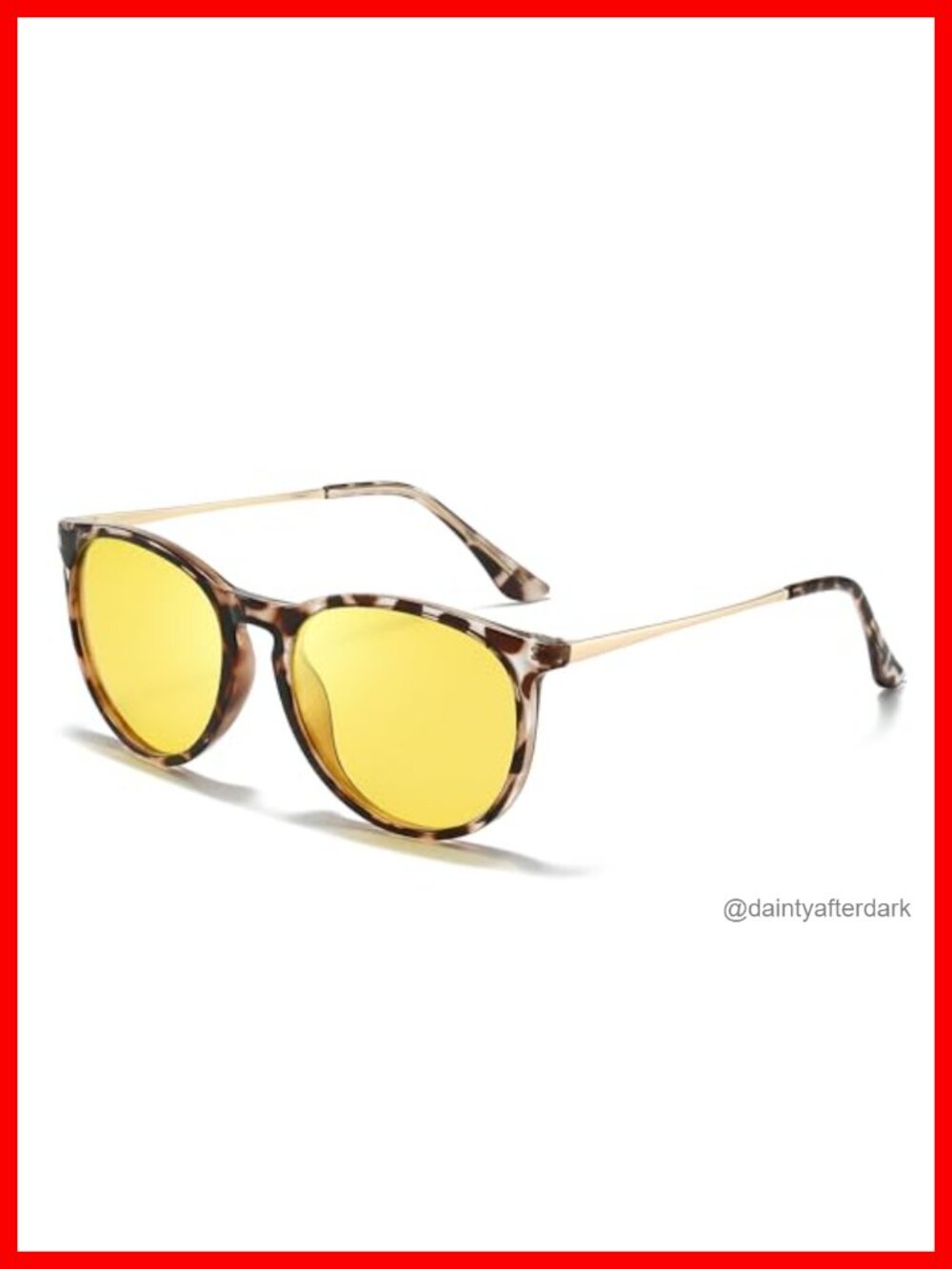 Polarized Night Driving Glasses Anti-Glare Round Full Frame UV400
